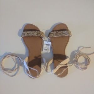 *NWT* Charlotte Russe Beaded Sandal